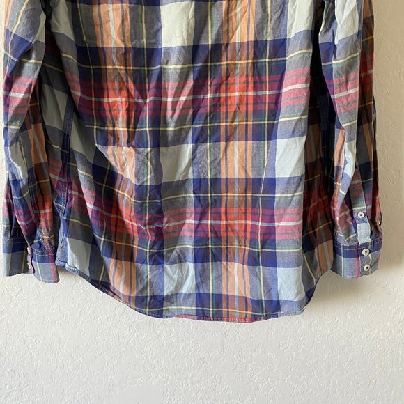 Boden Mens Shirt Plaid Button Down Size L Casual Collared Long Sleeve Cotton - Picture 11 of 13